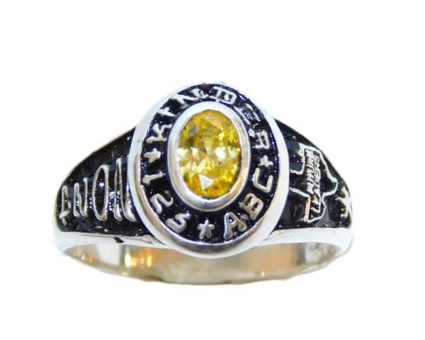 Kinder Graduation Ring .925 Sterling Silver