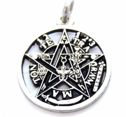 .925 STERLING SILVER TETRAGRAMMATON PENDANT