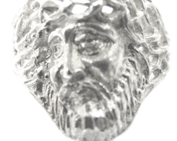 .925 STERLING SILVER JESUS CHRIST UNISEX RING