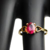 14K YELLOW GOLD SINGLE STONE RING - Image 3