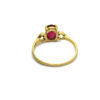 14K YELLOW GOLD SINGLE STONE RING - Image 2