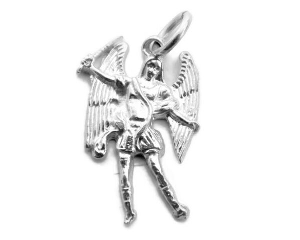ARCHANGEL MICHAEL (ARCANGEL MIGUEL) .925 STERLING SILVER CHARM