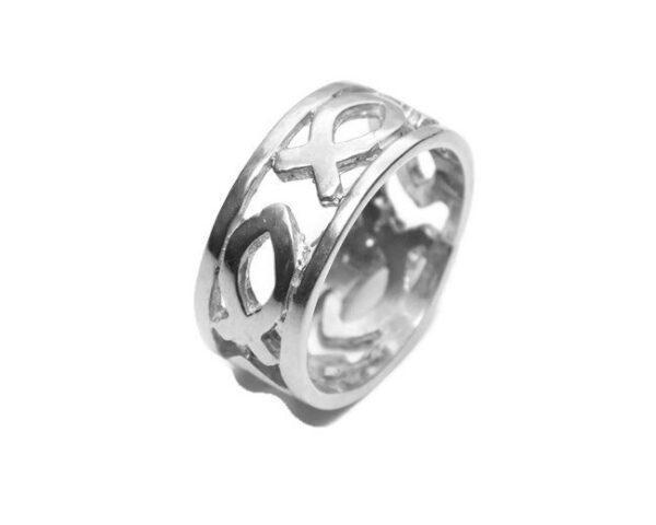 FISHER OF MAN RING .925 STERLING SILVER