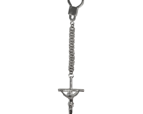 JESUS CHRIST KEY CHAIN .925 STERLING SILVER