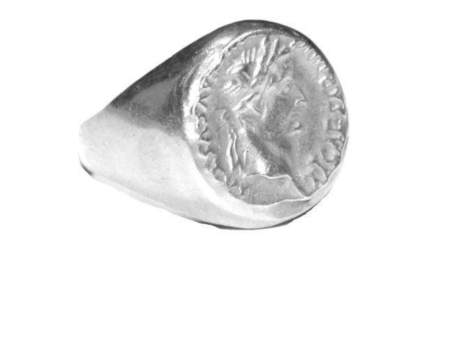 JULIUS CAESAR RING .925 STERLING SILVER - Image 5