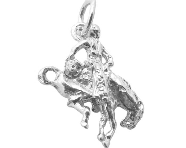 COWGIRL CHARM .925 STERLING SILVER