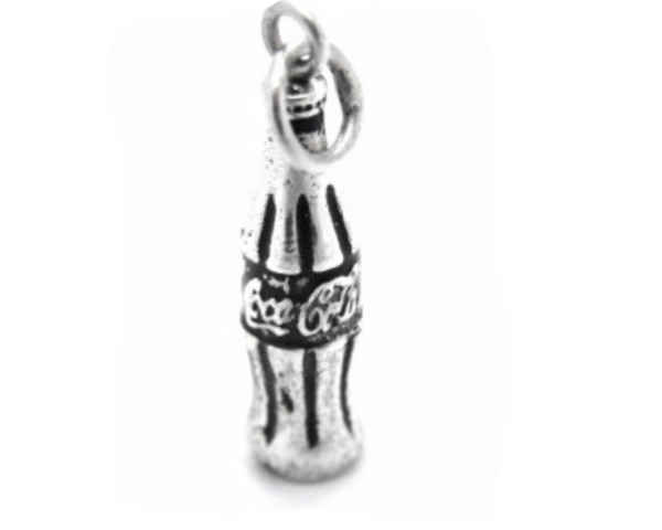 .925 STERLING SILVER COCA-COLA BOTTLE CHARM
