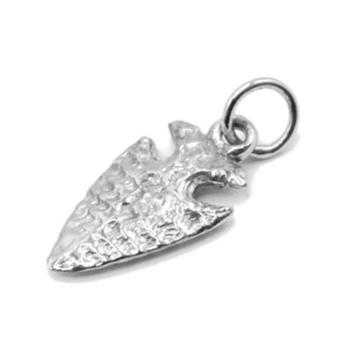 ARROW HEAD CHARM PENDANT .925 STERLING SILVER - Image 3