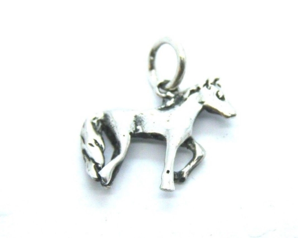 HORSE PENDANT CHARM .925 STERLING SILVER