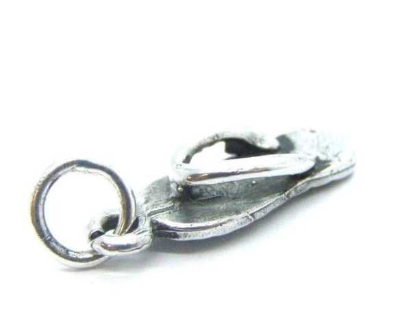 .925 STERLING SILVER SANDAL CHARM PENDANT