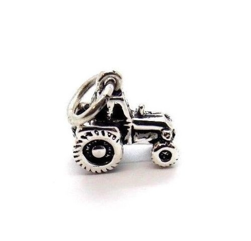 .925 STERLING SILVER TRACTOR CHARM PENDANT