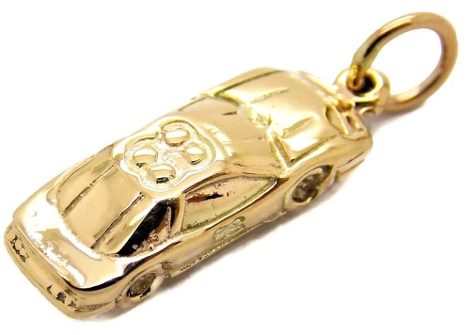 14k Gold Racing Car Charm #3, #6, #24 or #88 - Image 6