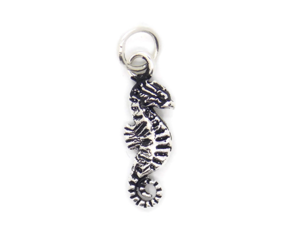 Seahorse Pendant Charm .925 Sterling Silver!!
