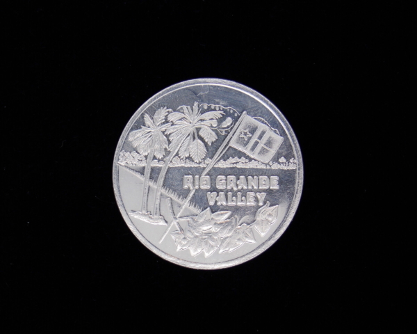 One Troy Ounce .999 Fine Silver, Rio Grande Valley Coin!!