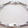 ACTS Bracelet Fishers Of Men Sterling Silver REGULAR LINK Maltese Cross!! - Image 3