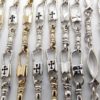 ACTS Bracelet Fishers Of Men Sterling Silver REGULAR LINK Maltese Cross!! - Image 5