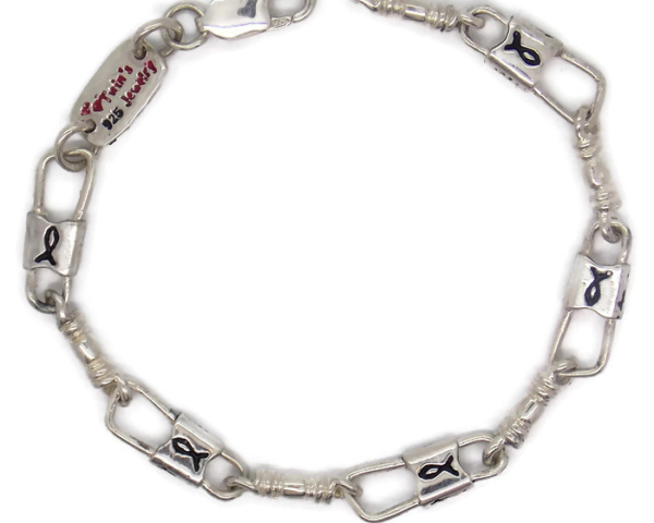 ACTS Bracelet Fishers of Men Sterling Silver Fish Design