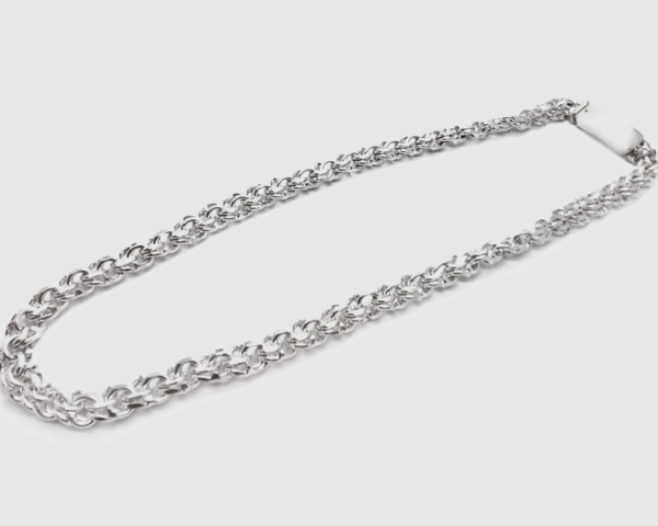 CHAIN .925 STERLING SILVER CHINO LINK 26"