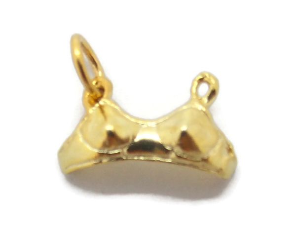 14K YELLOW GOLD TOP CHARM PENDANT