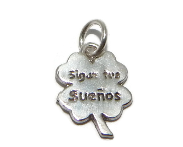 .925 STERLING SILVER TREBOL CHARM PENDANT!!