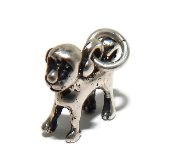 .925 STERLING SILVER, DOG PENDANT CHARM!!