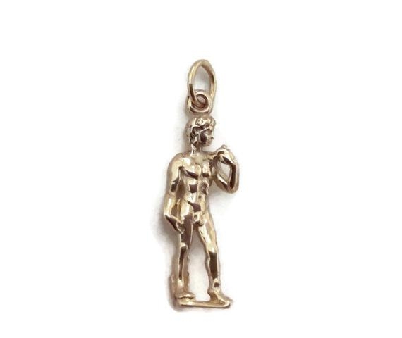 David Charm Pendant Yellow Gold!!