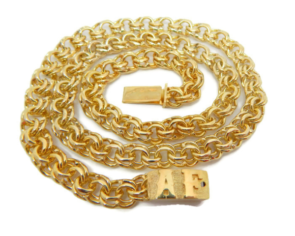 CHINO LINK 10k SOLID YELLOW GOLD CHAIN (TEJIDO CHINO)