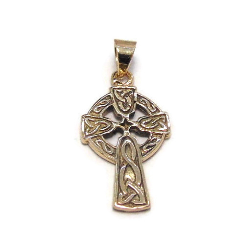 Cross Celtic Pendant Yellow Gold!!