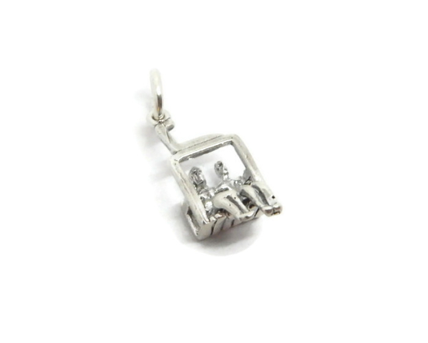 Couple Boyfriend and Girlfriend Pendant Charm .925 Sterling Silver