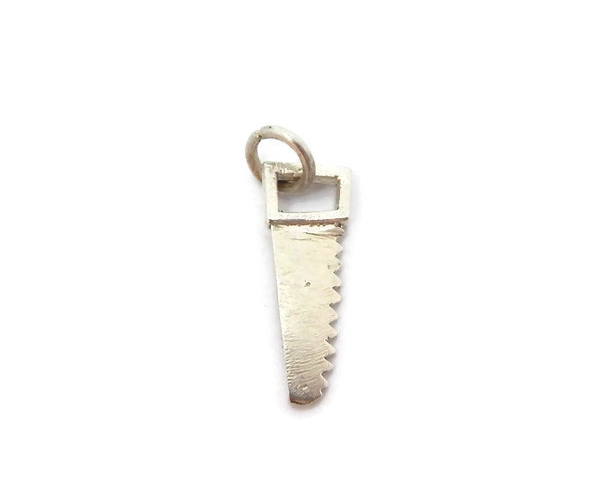 Saw Pendant Charm .925 Sterling Silver