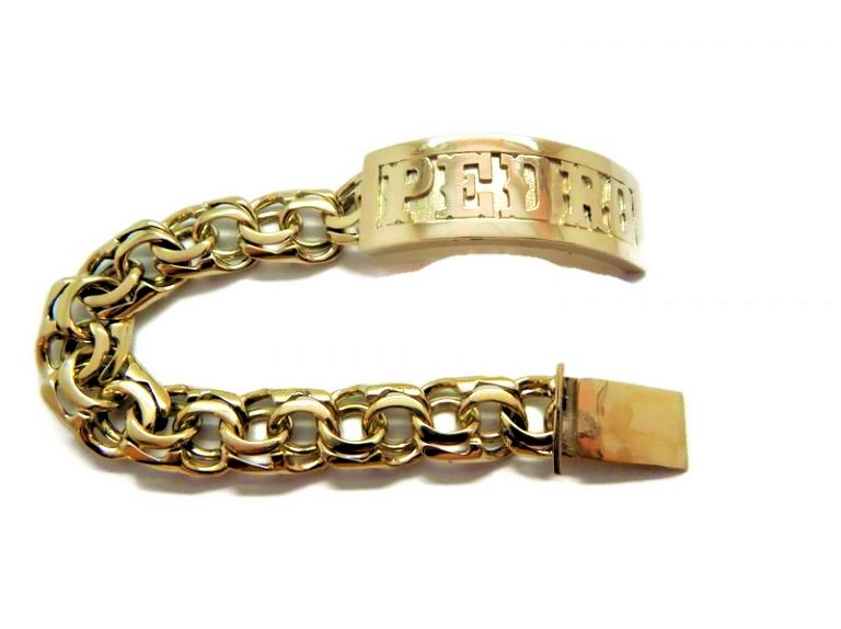 Cuban Link Bracelet - 5mm - Men's Gold Bracelet - JAXXON