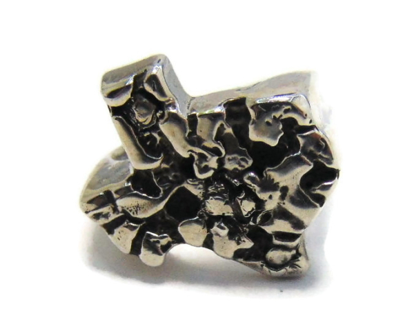 .925 Sterling Silver Texas Nugget Men's Ring!!