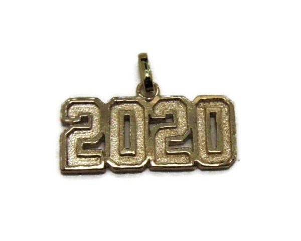 Graduation Class of 2020 Pendant Charm Yellow Gold!!