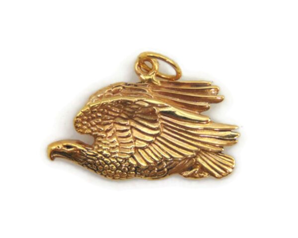 St. Gaudens Flying Eagle Yellow Gold Pendant