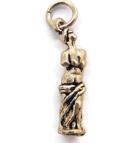 VENUS DE MILO CHARM PENDANT .925 STERLING SILVER