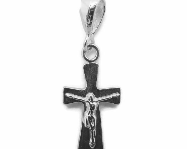 Cross Gumpy With Jesus Christ Charm Pendant .925 Sterling silver