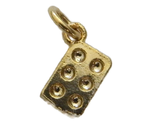 14k Yellow Gold Cupcake Pan pendant charm!!