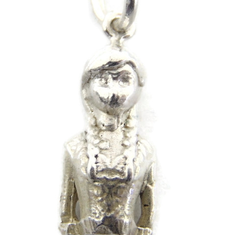 Ana Charm Pendant .925 Sterling Silver.