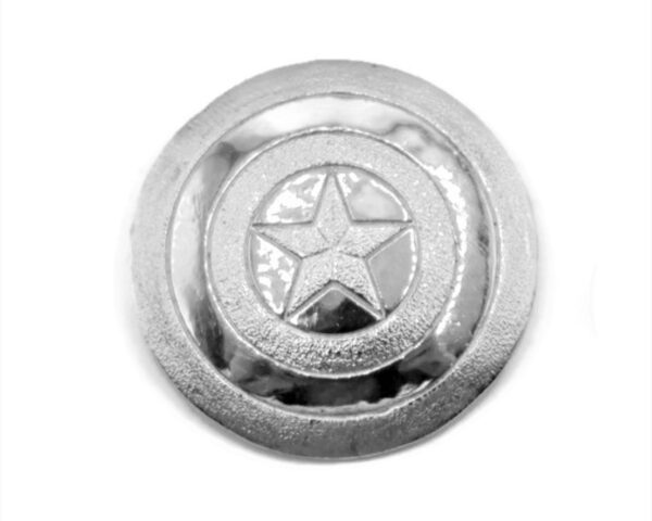 Capitan America Shield Pendant .925 Sterling Silver.Superhero Comic!!