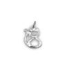 Cat Charm Pendant .925 Sterling Silver. - Image 2