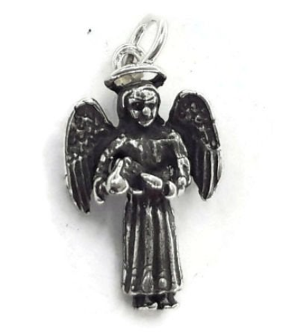 Angel Charm Pendant .925 Sterling Silver.