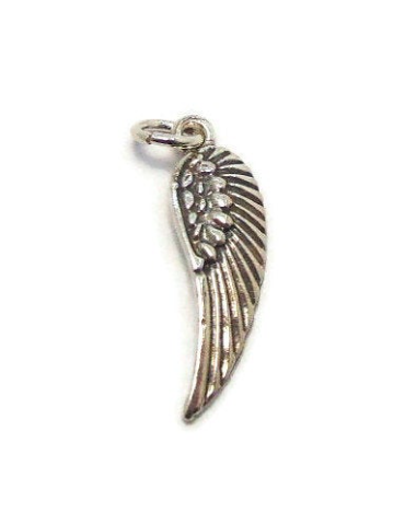 Angel Wing Charm Pendant .925 Sterling Silver!!