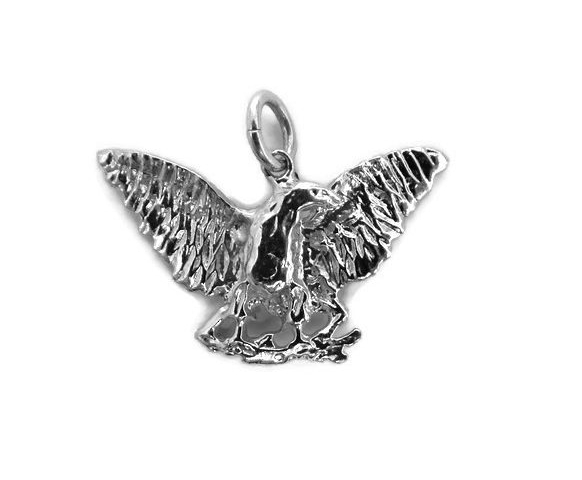 Sterling Silver .925 Eagle pendant charm