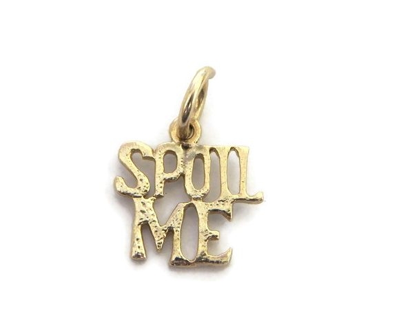 Spoil Me Pendant Charm 14k Yellow Gold