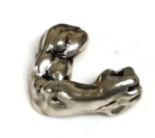 Hulk's Right Arm Flexing Pendant .925 Sterling Silver. Superhero Comic!!