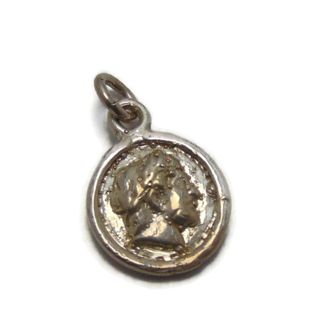 Greek Medal. .925 Sterling Silver