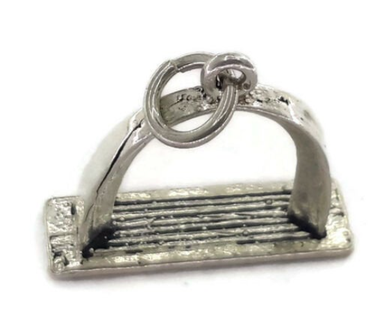 Gateway Arch St Louis Charm Pendant .925 Sterling Silver.