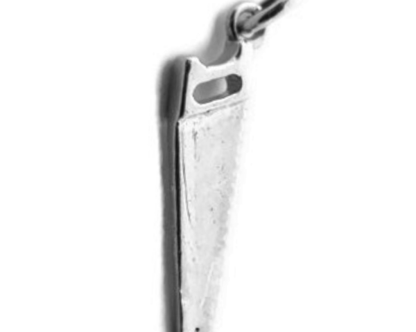 Saw Tool Charm Pendant .925 Sterling Silver!!