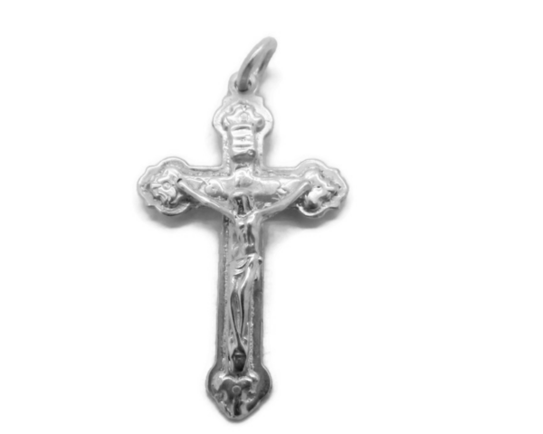 .925 Sterling Silver Jesus Crucifix Pendant