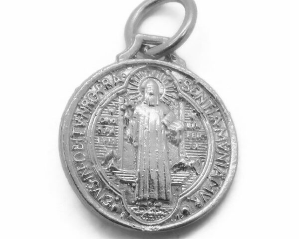 .925 Sterling Silver Saint Benedict Medal